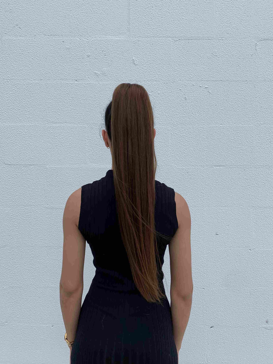 Mocha Brown #4 Virgin Hair Clip-ins 20