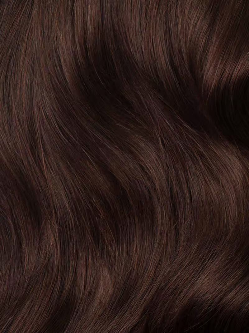 Medium Brown Remy Weft Hair Extensions 22inch