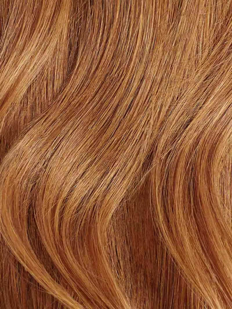 Natural red Remy Weft Hair Extensions 22inch