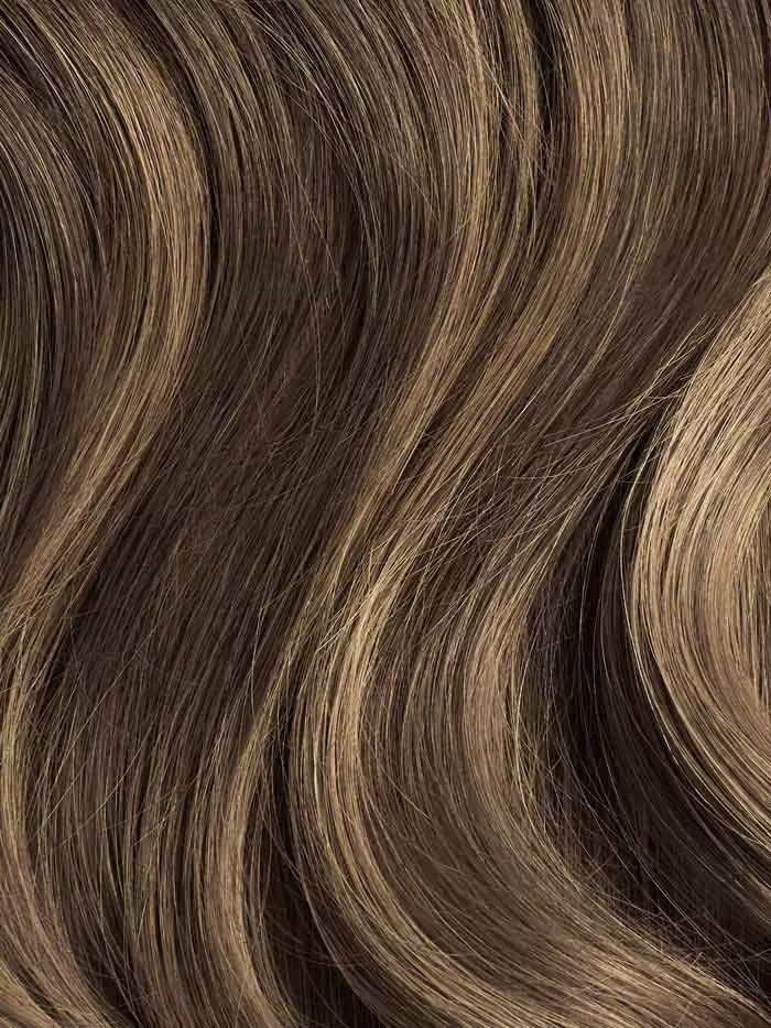 Ash Brown (highlight) Remy Weft Hair Extensions 18inch
